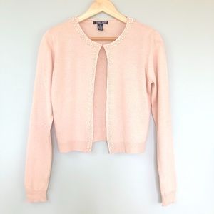 Harold’s Pearl Detail Sweater Pale Pink